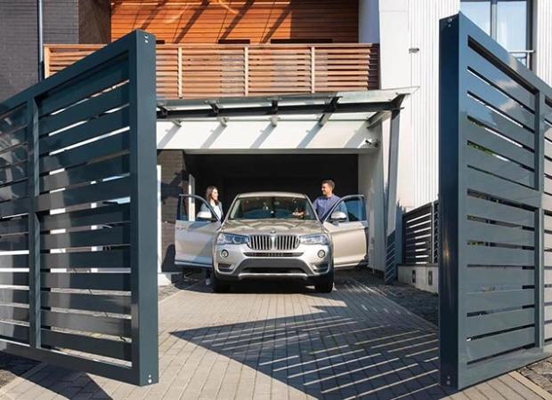 распашные ворота